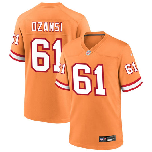 Silas Dzansi Tampa Bay Buccaneers Nike Throwback Game Jersey - Orange