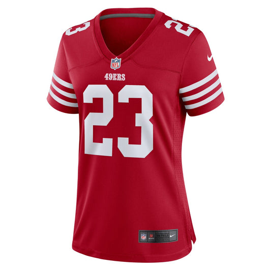 Women's Christian McCaffrey Nike 49ers Game Player Jersey - Red