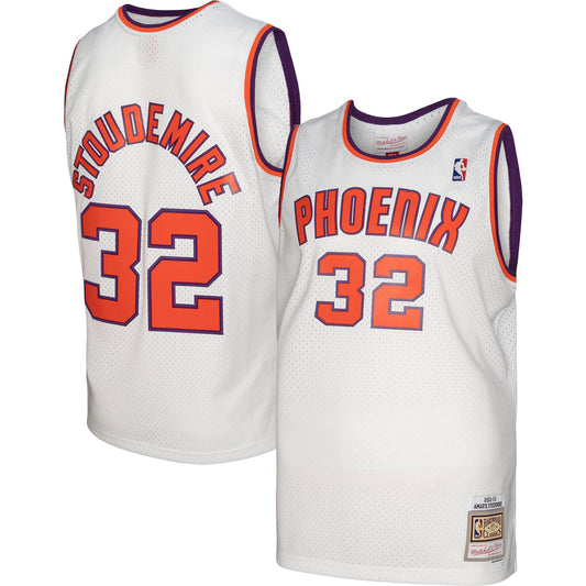 Amar'e Stoudemire Phoenix Suns Mitchell & Ness 2001/02 Hardwood Classics Swingman Jersey - White