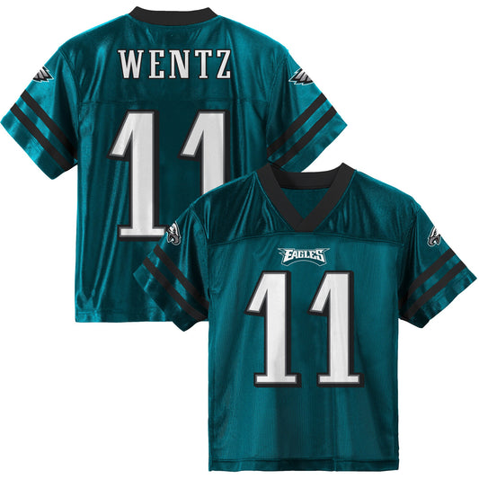 Carson Wentz Philadelphia Eagles Toddler Player Replica Jersey - Midnight Green