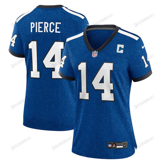 Alec Pierce 14 Indianapolis Colts Indiana Nights Alternate Game Women Jersey - Royal