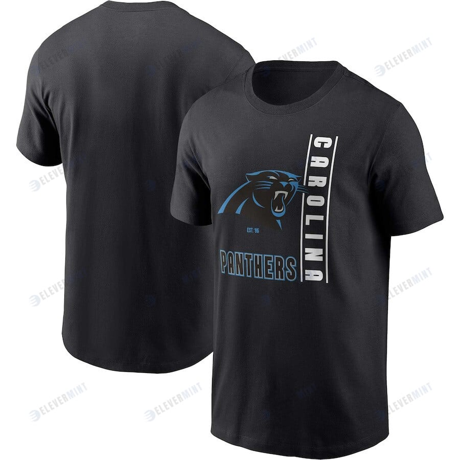 Carolina Panthers Lockup Essential T-Shirt - Black