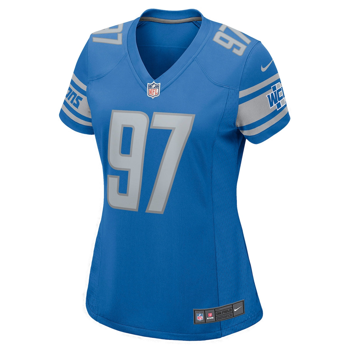 Women's Aidan Hutchinson Nike Lions Game Jersey - Blue