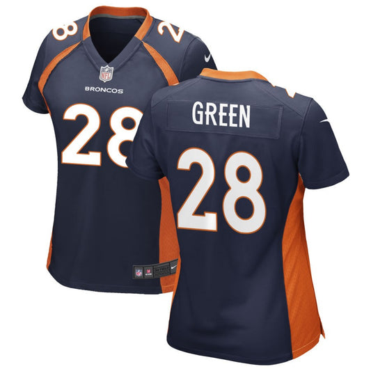 Art Green Denver Broncos Nike Women's Alternate Game Jersey - Navy