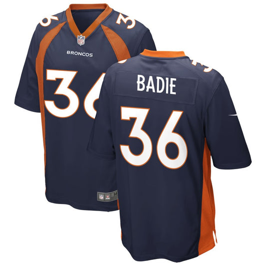 Tyler Badie Denver Broncos Nike Youth Game Jersey - Navy