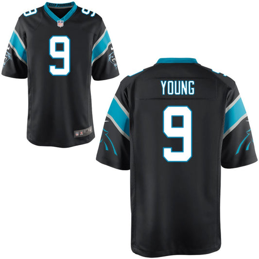 Bryce Young Carolina Panthers Nike Youth Game Jersey - Black