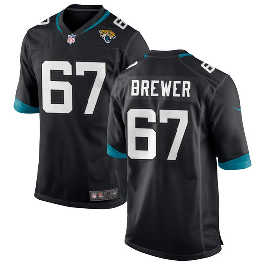 Chandler Brewer Jacksonville Jaguars Nike Game Jersey - Black