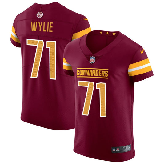 Andrew Wylie Washington Commanders Nike Vapor Untouchable Elite Jersey - Burgundy