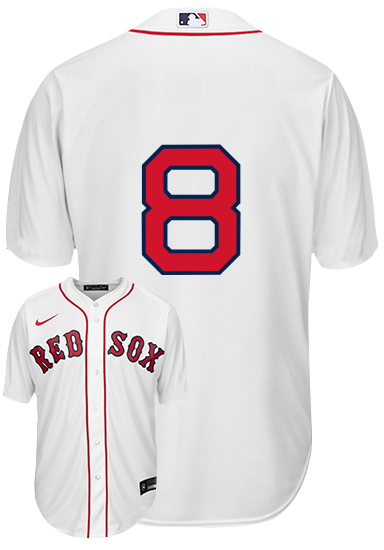 Carl Yastrzemski No Name Jersey - Boston Red Sox Replica Number Only Adult Home Jersey