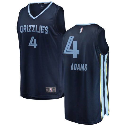 Steven Adams Memphis Grizzlies Fanatics Branded Youth 2018/19 Fast Break Replica Jersey Navy - Icon Edition