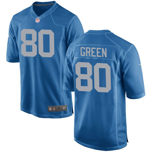 Antoine Green Detroit Lions Nike Throwback Game Jersey - Blue