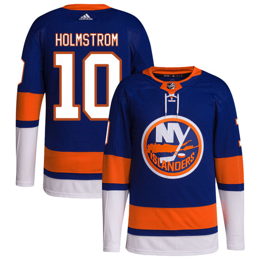 Simon Holmstrom New York Islanders adidas Home Primegreen Authentic Pro Jersey - Royal