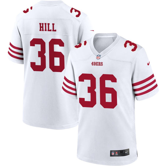 Brian Hill San Francisco 49ers Nike Game Player Jersey - White