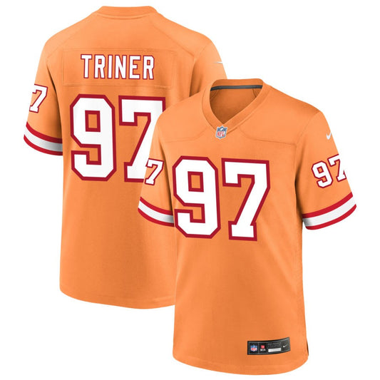 Zach Triner Tampa Bay Buccaneers Nike Throwback Game Jersey - Orange