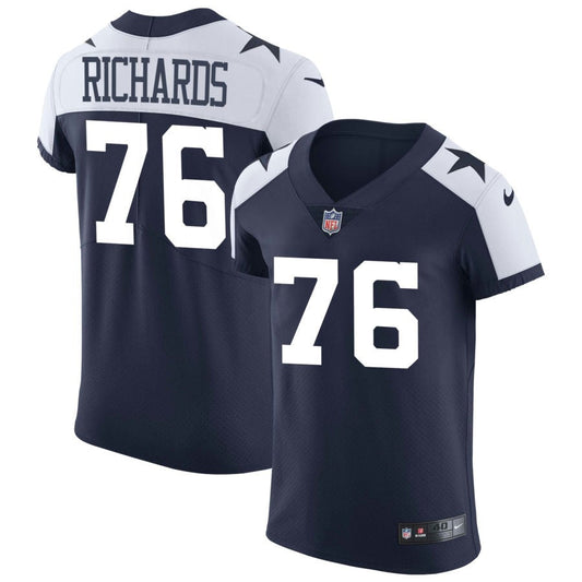 Asim Richards Dallas Cowboys Nike Alternate Vapor Elite Jersey - Navy