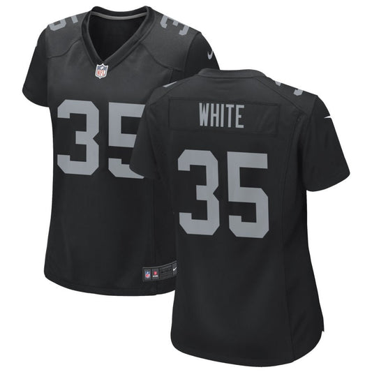 Zamir White Las Vegas Raiders Nike Women's Game Jersey - Black