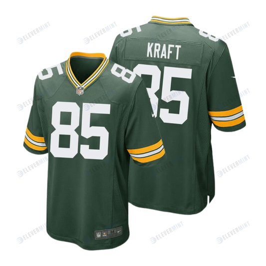 Tucker Kraft 85 Green Bay Packers Men Home Game Jersey - Green