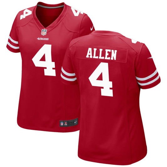 Brandon Allen San Francisco 49ers Nike Women's Game Jersey - Scarlet