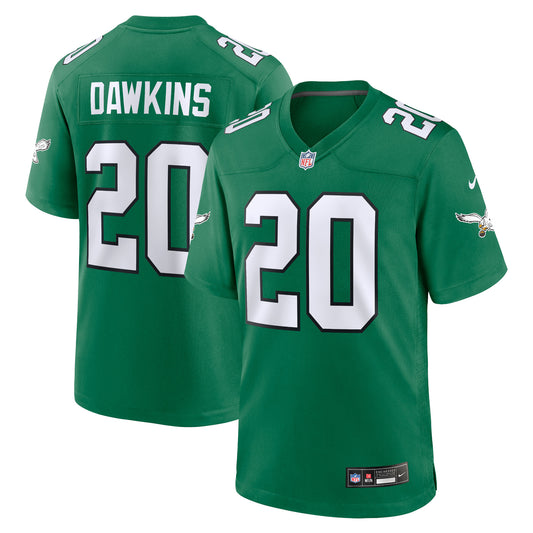 Brian Dawkins Philadelphia Eagles Nike Alternate Retired Player Game Jersey - Kelly Green