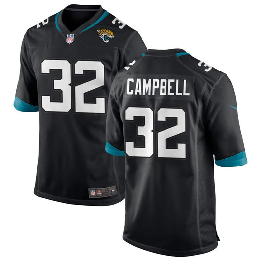 Tyson Campbell Jacksonville Jaguars Nike Game Jersey - Black