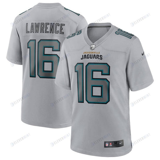 Trevor Lawrence Jacksonville Jaguars Atmosphere Fashion Game Jersey - Gray