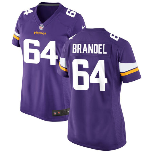 Blake Brandel Minnesota Vikings Nike Women's Game Jersey - Purple