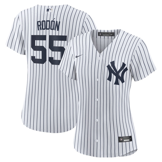 Carlos Rodon New York Yankees Nike Women's Home Official Player Jersey - White/Navy