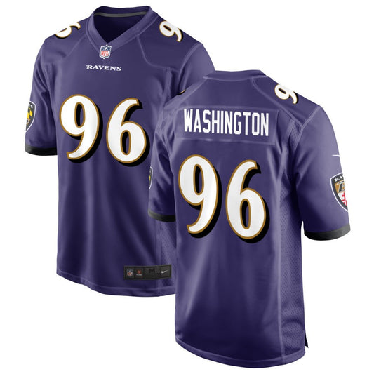 Broderick Washington Baltimore Ravens Nike Game Jersey - White