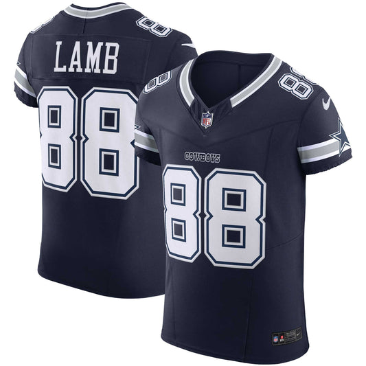 CeeDee Lamb Dallas Cowboys Nike Vapor F.U.S.E. Elite Jersey - Navy