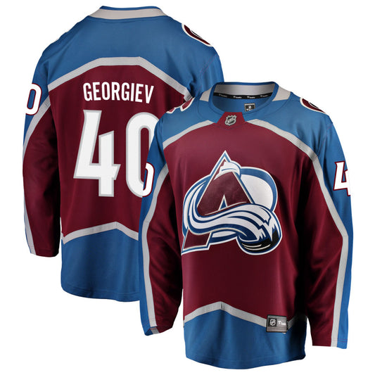 Alexandar Georgiev Colorado Avalanche Fanatics Branded Home Breakaway Jersey - Maroon