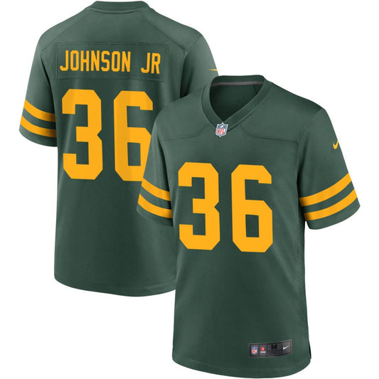 Anthony Johnson Jr Green Bay Packers Nike Alternate Jersey - Green