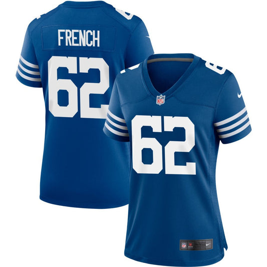 Wesley French Indianapolis Colts Nike Women's Alternate Jersey - Royal