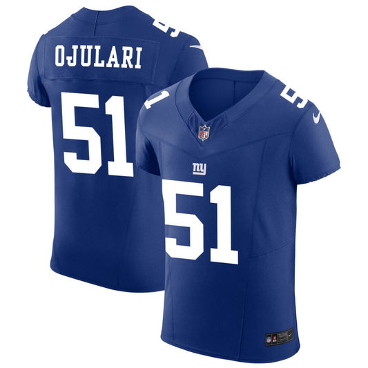 Azeez Ojulari New York Giants Nike Vapor F.U.S.E. Elite Jersey - Royal