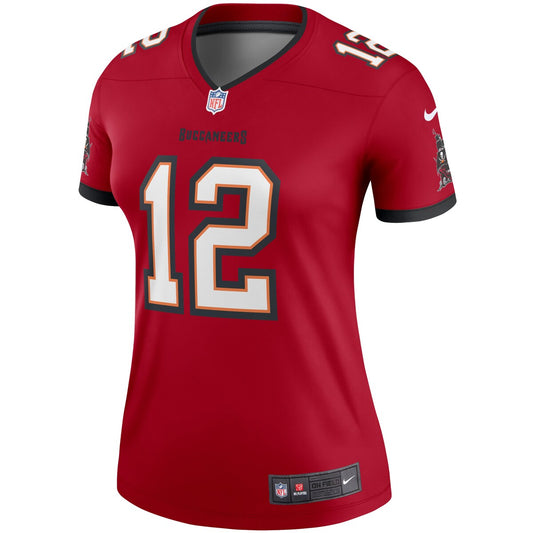 Women's Tom Brady Nike Buccaneers Legend Jersey - Red