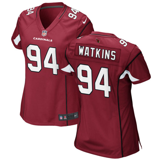 Carlos Watkins Arizona Cardinals Nike Women's Game Jersey - Cardinal