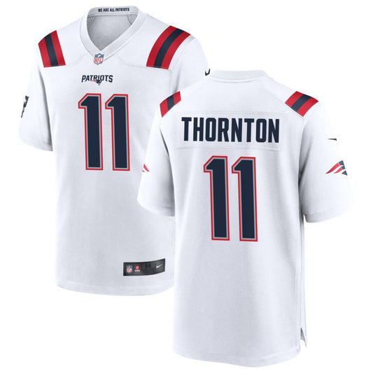 Tyquan Thornton New England Patriots Nike Game Jersey - White