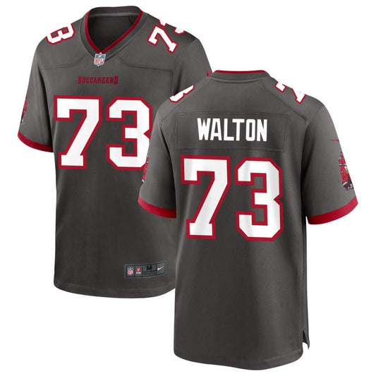 Brandon Walton Tampa Bay Buccaneers Nike Alternate Game Jersey - Pewter