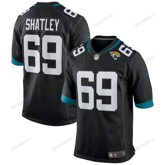 Tyler Shatley 69 Jacksonville Jaguars Men's Game Jersey - Black