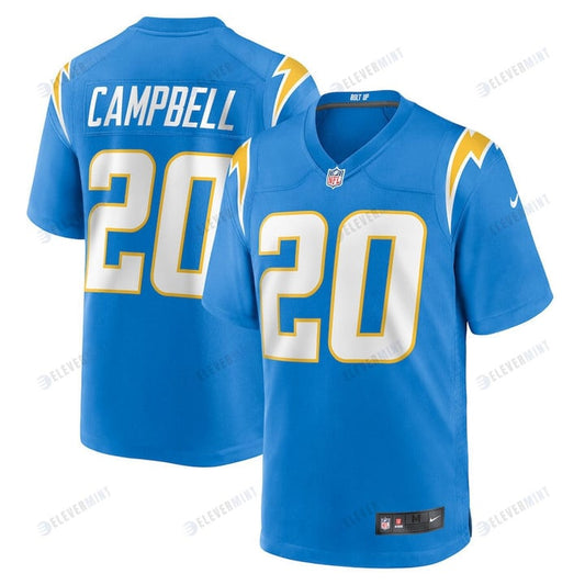 Tevaughn Campbell 20 Los Angeles Chargers Game Player Jersey - Powder Blue