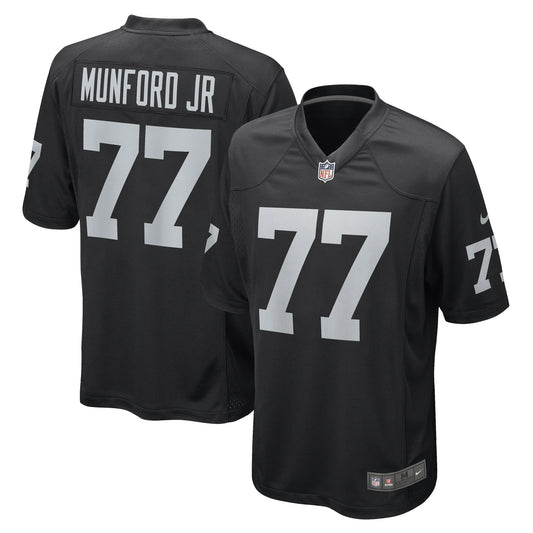 Thayer Munford Jr. Las Vegas Raiders Nike Game Player Jersey - Black