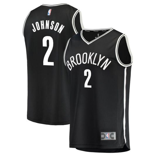 Cameron Johnson Brooklyn Nets Fanatics Branded Fast Break Replica Jersey Black - Icon Edition