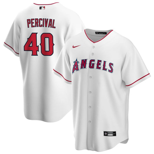 Troy Percival Los Angeles Angels Nike Home RetiredReplica Jersey - White