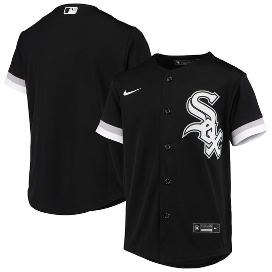 Boys' Grade School  Nike White Sox Alternate Replica Team Jersey - Black