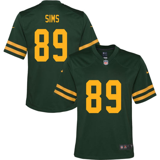 Ben Sims Green Bay Packers Nike Youth Alternate Jersey - Green