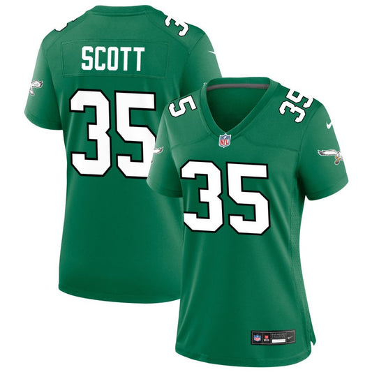 Boston Scott Philadelphia Eagles Nike Women's Alternate Game Jersey - Kelly Green