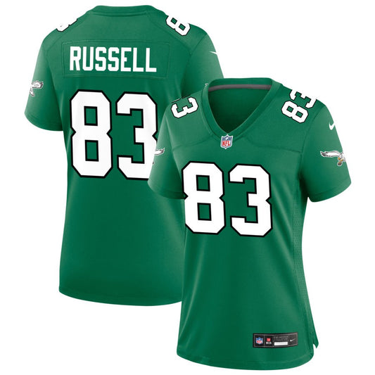 Brady Russell Philadelphia Eagles Nike Women's Alternate Game Jersey - Kelly Green