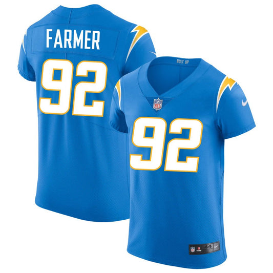 Andrew Farmer Los Angeles Chargers Nike Vapor Elite Jersey - Powder Blue