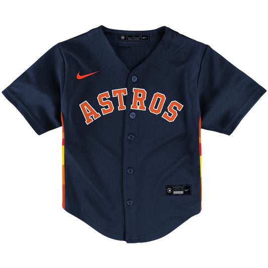 Youth Alex Bregman Nike Astros Home Replica Jersey - Navy