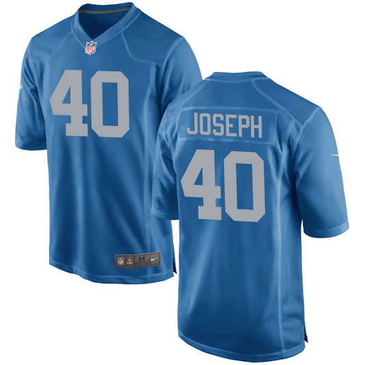 Brandon Joseph Detroit Lions Nike Throwback Game Jersey - Blue