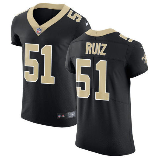 Cesar Ruiz New Orleans Saints Nike Vapor Untouchable Elite Jersey - Black